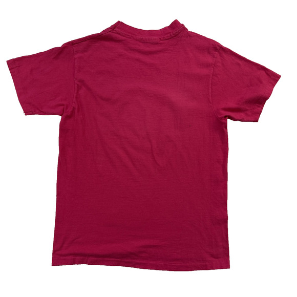 Vintage HITS Interface Shirt Mens Medium Pink Graphic Hanes Beefy-T Made USA 80s - Picture 7 of 9